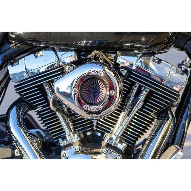Luftfiltersats S&S 170-0719A Air Stinger Stealth krom FLT/Touring 08-16