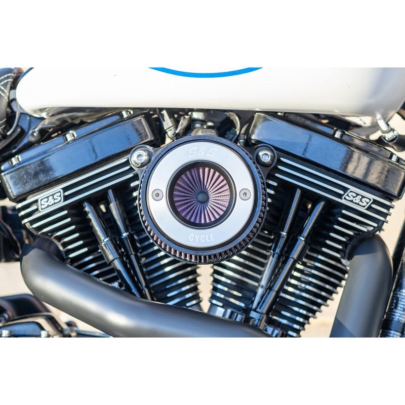 Luftfiltersats S&S 170-0716A Air Stinger Stealth aluminium Softail 00-15