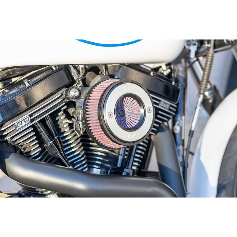Luftfiltersats S&S 170-0716A Air Stinger Stealth aluminium Softail 00-15