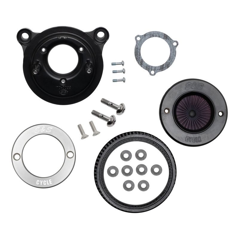 Luftfiltersats S&S 170-0716A Air Stinger Stealth aluminium Softail 00-15