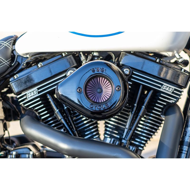 Luftfiltersats S&S 170-0720A Air Stinger Stealth svart FLT/Touring 08-16