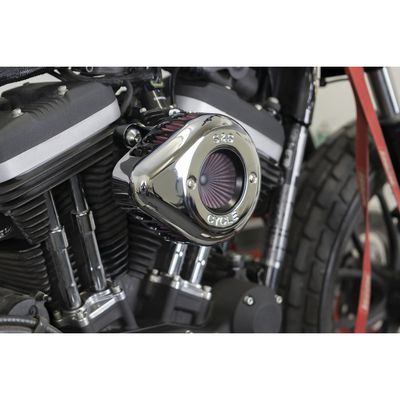 Luftfiltersats S&S 170-0725A Air Stinger Stealth krom XL Sportster 07-22