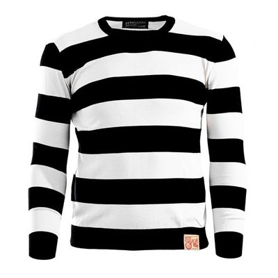Tröja 13 and a half company Outlaw svart/offwhite