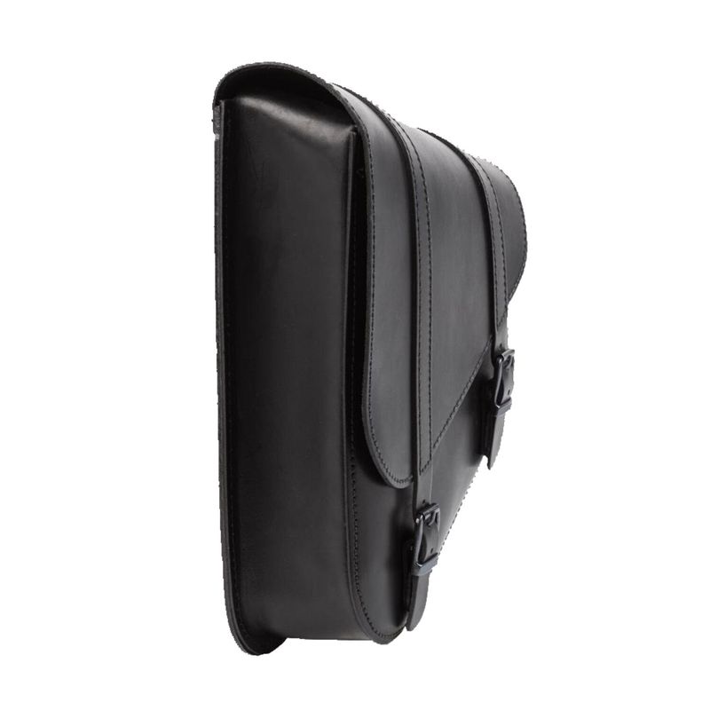 Väska svinggaffel MCS 6.5 läder vänster svart Softail 18-25