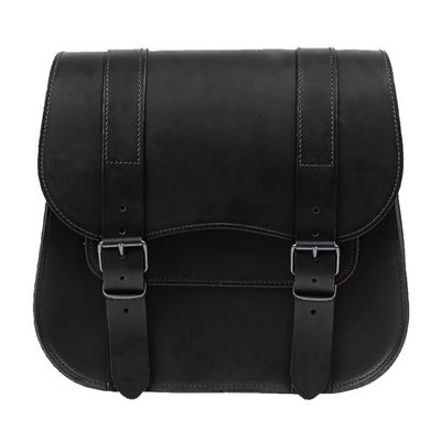 Sidoväska MCS 18liter läder enkel svart universal