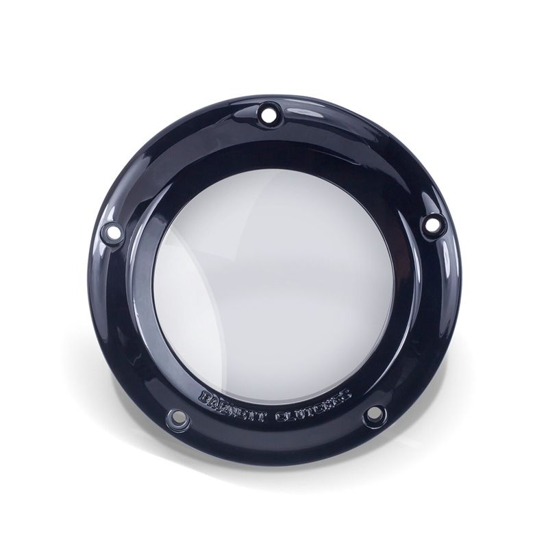 Derbylock Barnett klar svart Big Twin 07-16