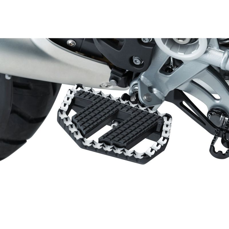Adaptrar fotpinne Kuryakyn satinsvart BMW Driver Position: 19-20 R m.fl.