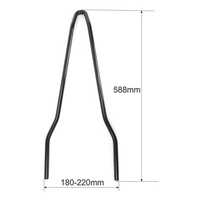 Sissybar Westland Customs Old School smal Fits all Harley-Davidson side svart