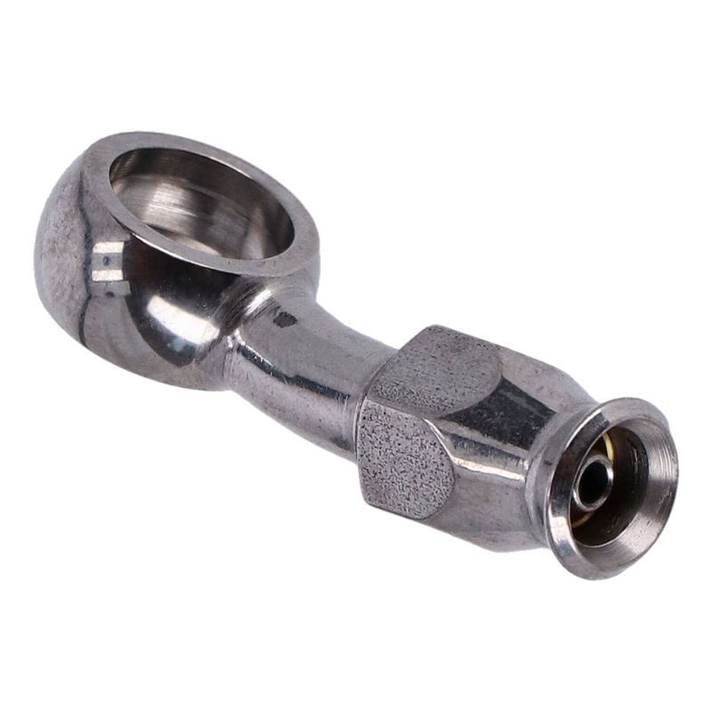Banjokoppling Goodridge 20 Degree Bend 7/16" 11mm rostfri