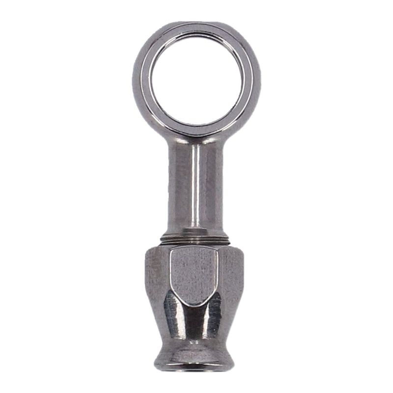 Banjokoppling Goodridge 7/16" 11mm rak rostfri