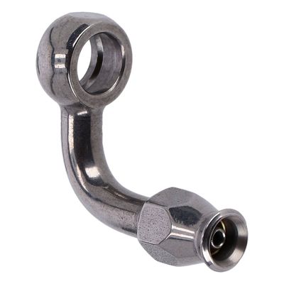 Banjokoppling Goodridge 90 3/8" 10mm rostfri