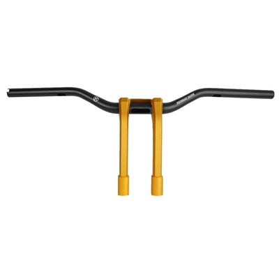 Riser Performance Machine PM Phatbar Ops 1-1/4" 12" guld H-D mech. or e-throttle with 0208-2186M-SMG