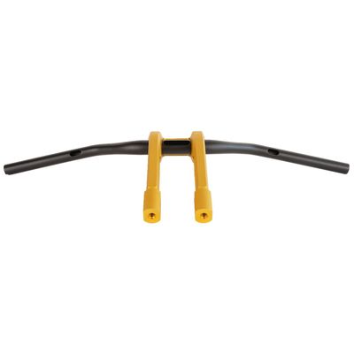 Riser Performance Machine PM Phatbar Ops 1-1/4" 12" guld H-D mech. or e-throttle with 0208-2186M-SMG