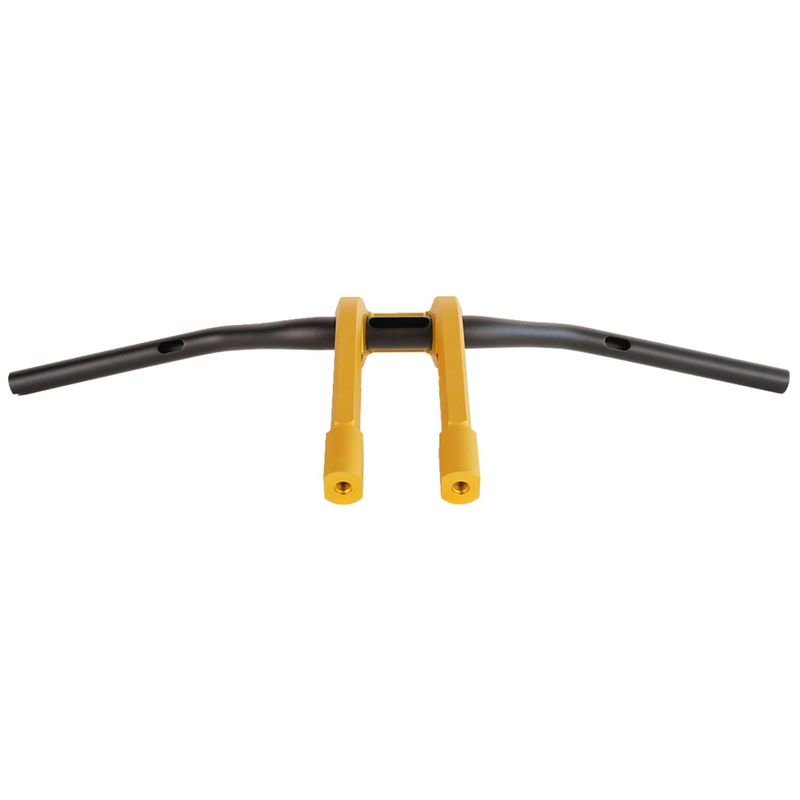 Riser Performance Machine PM Phatbar Ops 1-1/4" 12" guld H-D mech. or e-throttle with 0208-2186M-SMG