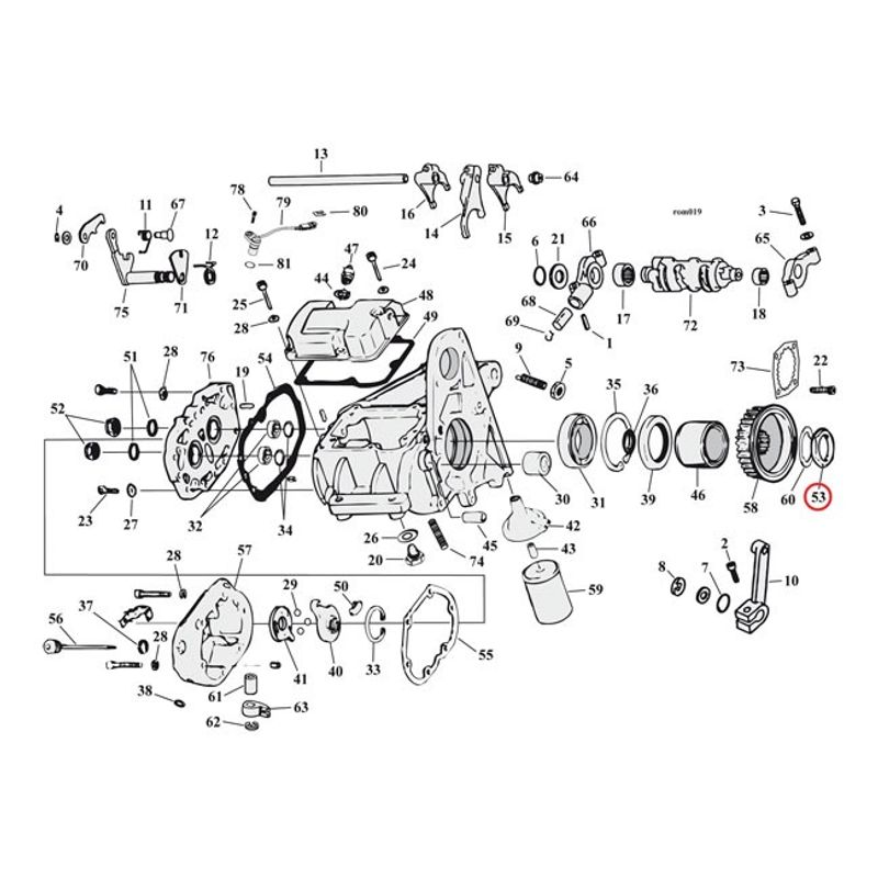 Mutter MCS Softail, FLT/Touring 93-06