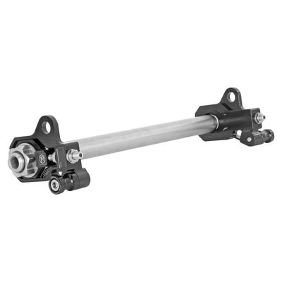 Justersats hjulaxel Performance Machine svart anodiserad FLT/Touring 09-25