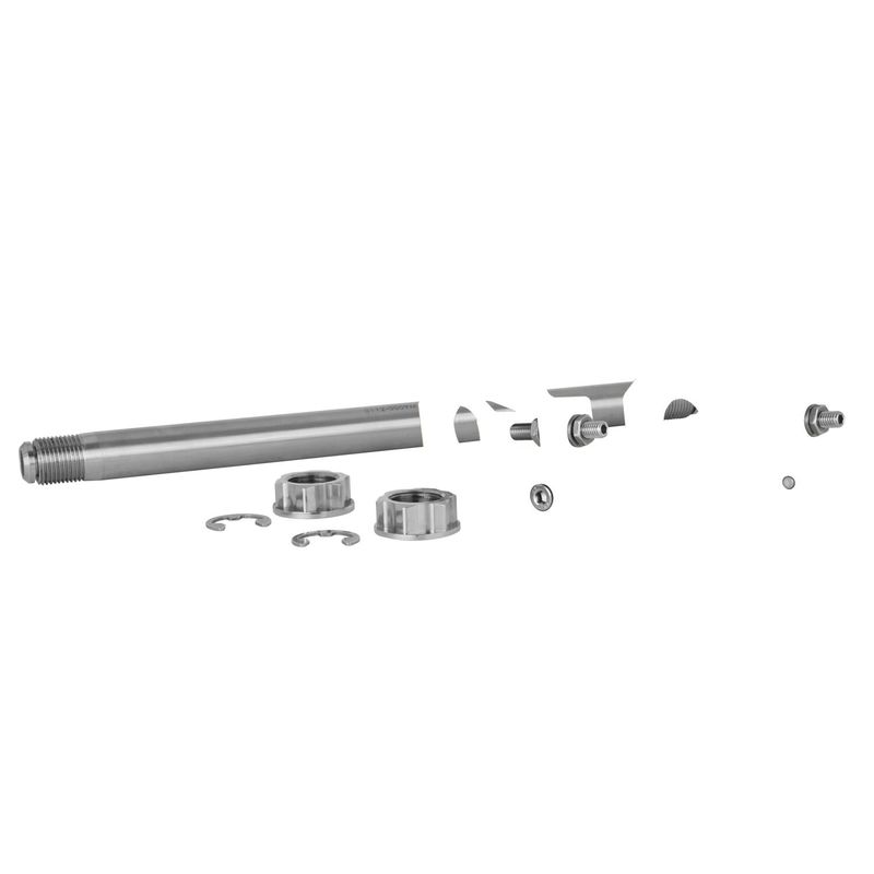 Justersats hjulaxel Performance Machine guld anodiserad FLT/Touring 09-25