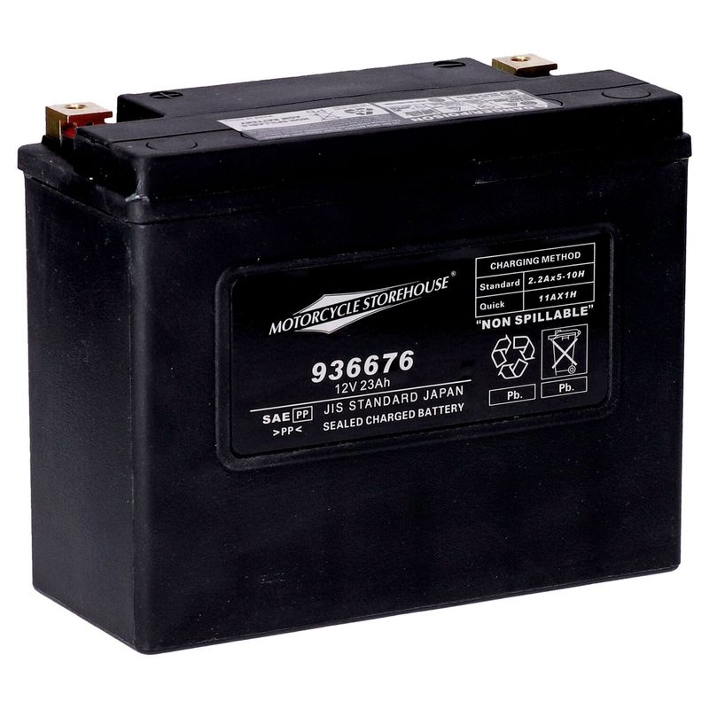 Batteri MCS AGM 360cca 12v 23ah FLT/Touring 80-96