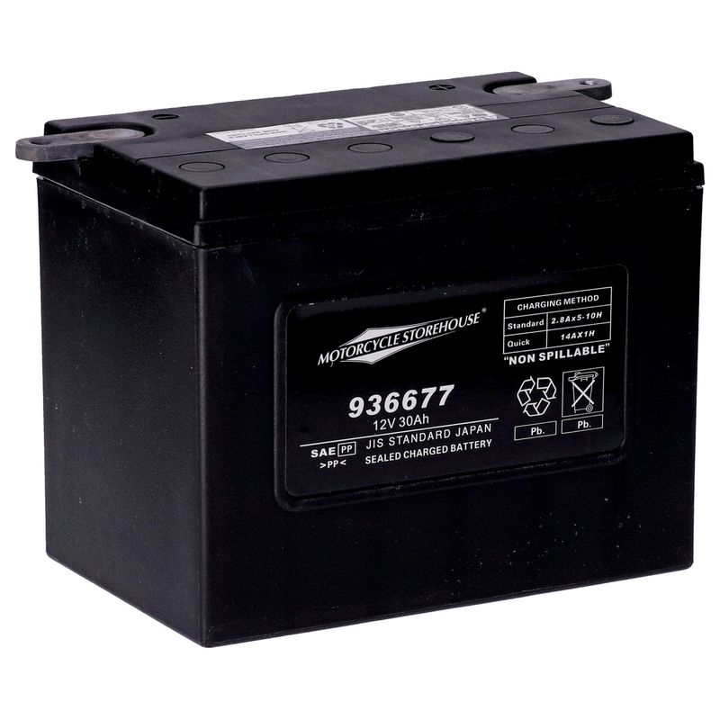 Batteri MCS AGM 370cca 12v 30ah FL 65-84