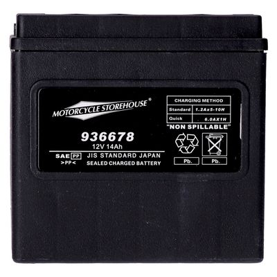 Batteri MCS AGM 240cca 12v 14ah V-Rod 02-06