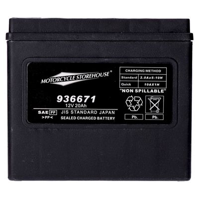 Batteri MCS AGM 320cca 12v 20ah Harley Softail 97-26 m.fl.