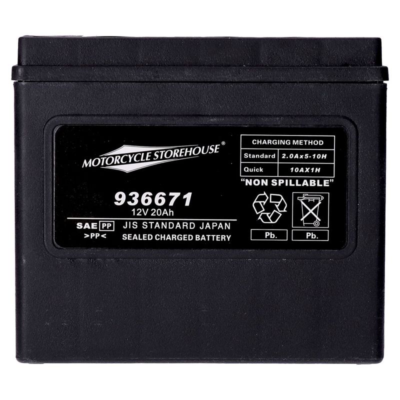 Batteri MCS AGM 320cca 12v 20ah Harley Softail 97-26 m.fl.