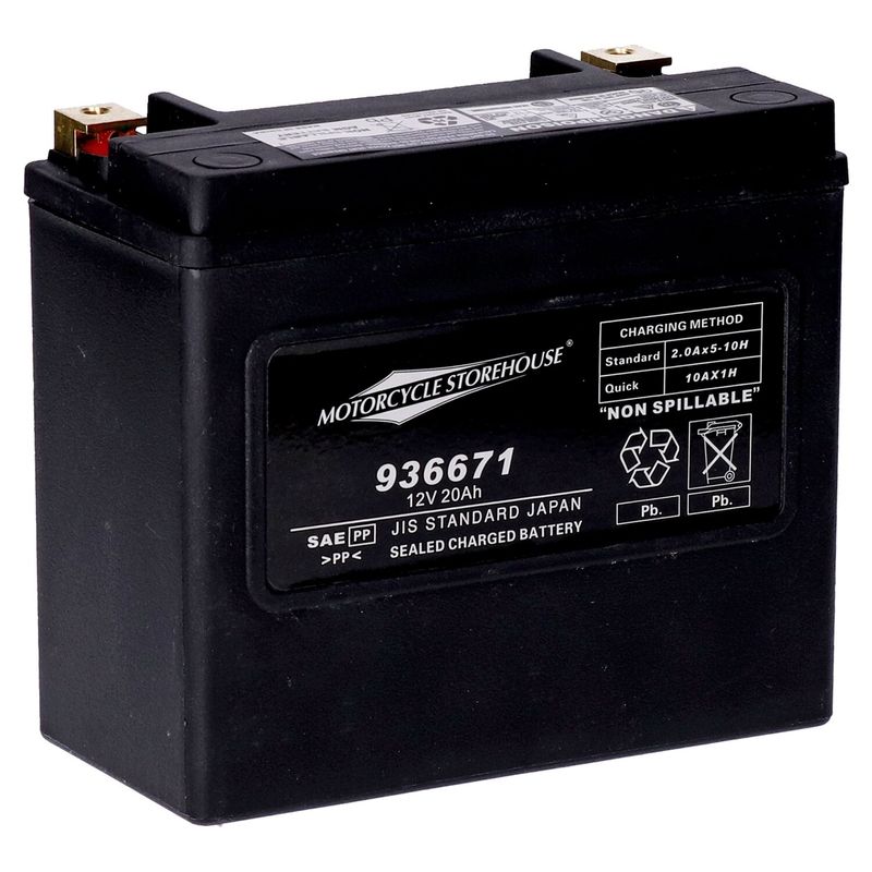 Batteri MCS AGM 320cca 12v 20ah Harley Softail 97-26 m.fl.
