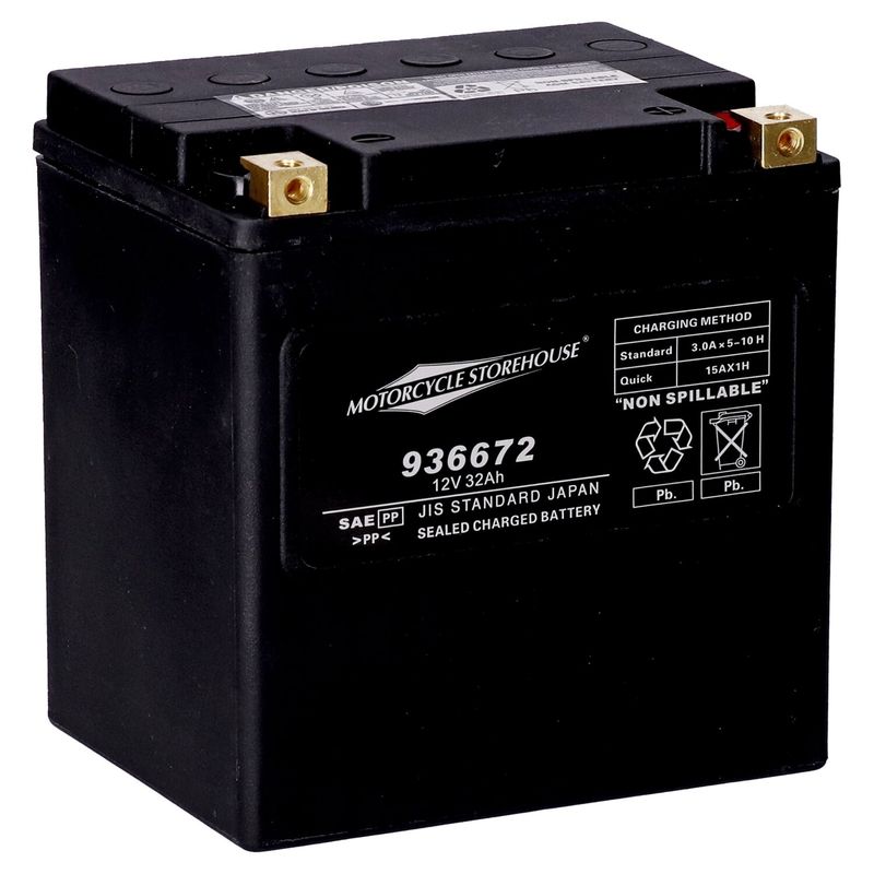 Batteri MCS AGM 450cca 12v 32ah FLT/Touring 97-26