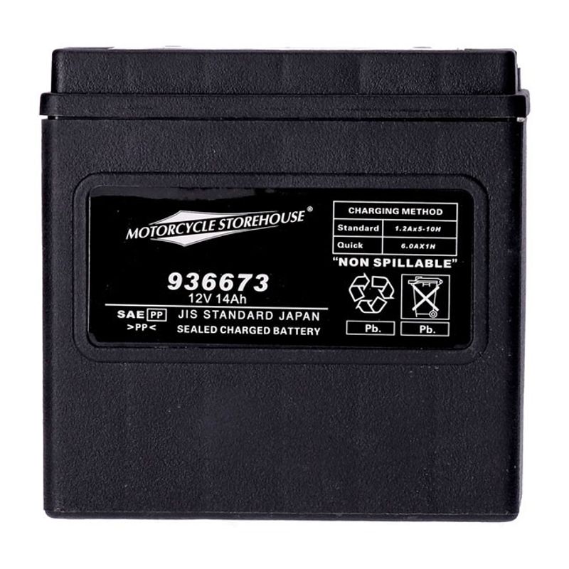 Batteri MCS AGM 240CCA 12V 14Ah XL Sportster 04-22
