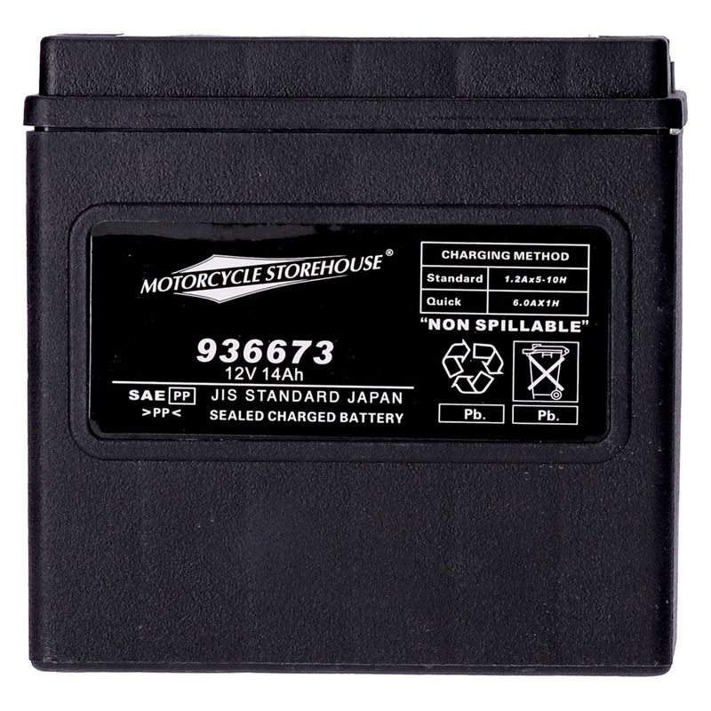 Batteri MCS AGM 240CCA 12V 14Ah XL Sportster 04-22