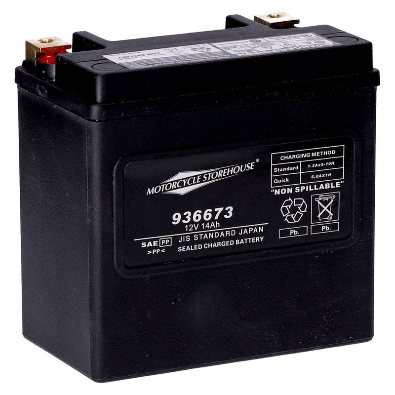 Batteri MCS AGM 240CCA 12V 14Ah XL Sportster 04-22