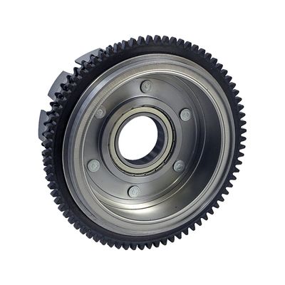 Kopplingskorg med drev och generatorrotor MCS L84-90 4-speed XL Sportster