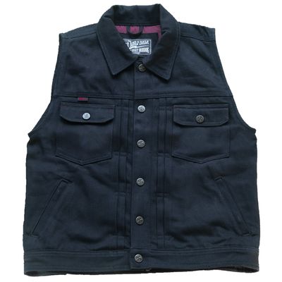 Väst 13 and a half company Rain Splitter denim