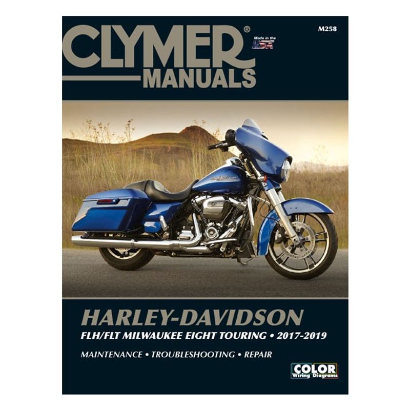 Verkstadshandbok Clymer M8 Touring FLT/Touring 17-19