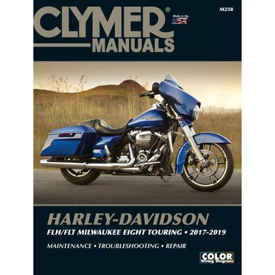 Verkstadshandbok Clymer M8 Touring FLT/Touring 17-19