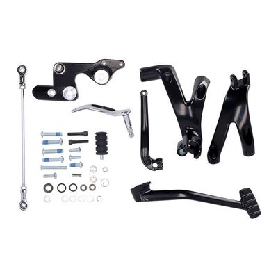 Framflyttade reglage MCS M8 svart Softail with mid-controls m.fl.