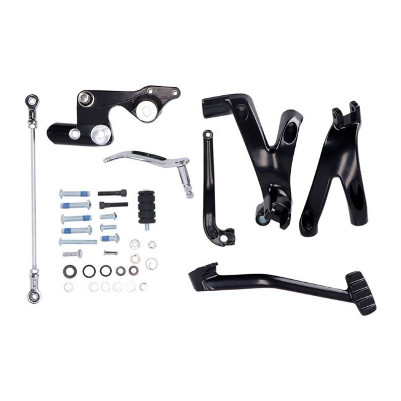 Framflyttade reglage MCS M8 svart Softail with mid-controls m.fl.