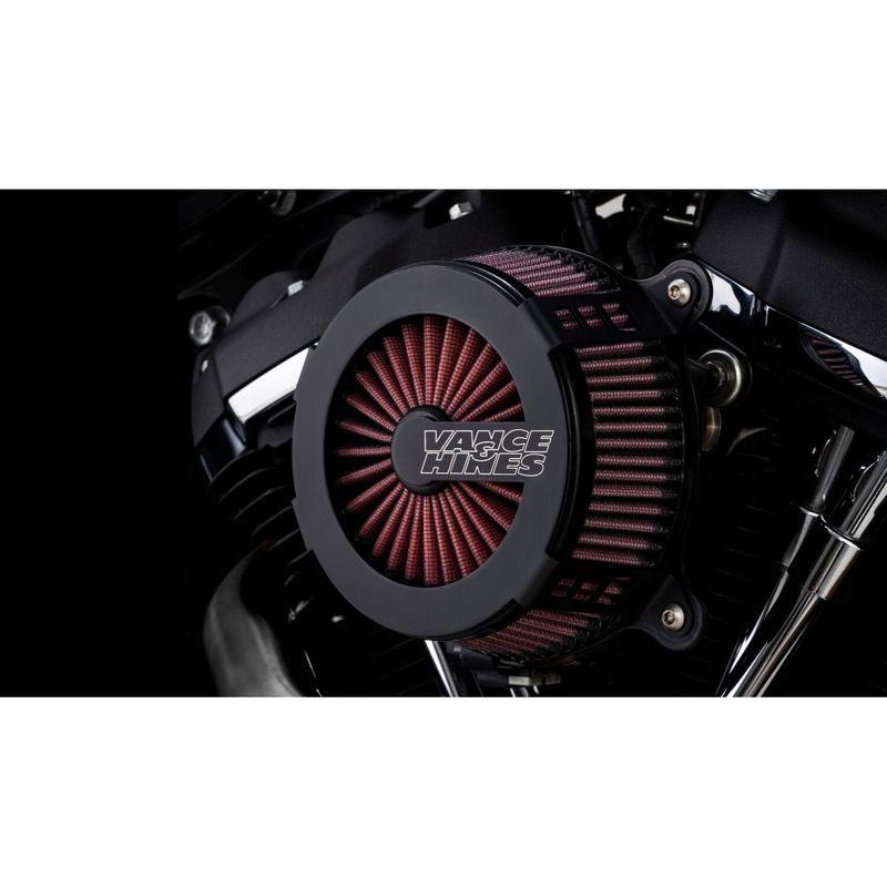 Luftfiltersats Vance & Hines VO2 Cage XL Sportster 91-22 mattsvart