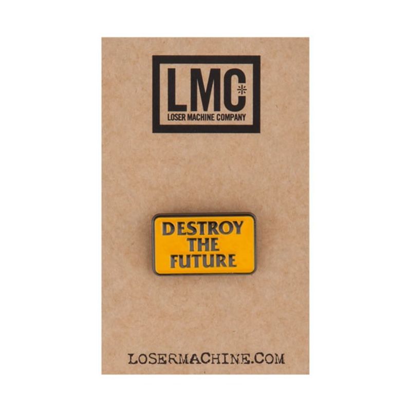 Loser Machine Dtf Pin Gunmetal One Size