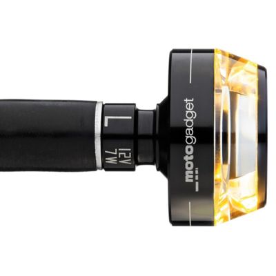 Blinkers Motogadget LED höger universal svart