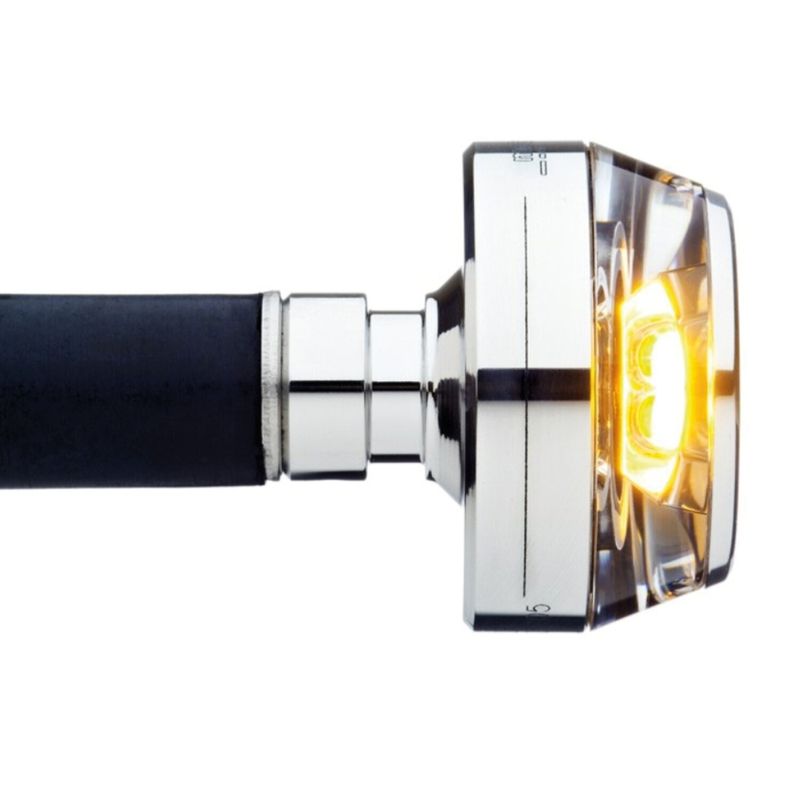 Blinkers Motogadget LED höger universal polerad