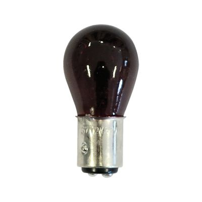 Glödlampa broms/baklykta MCS Super 12V ersätter 1157 rött glas (10-pack)