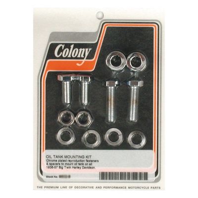 Monteringssats oljetank Colony Big Twin 36-57 krom