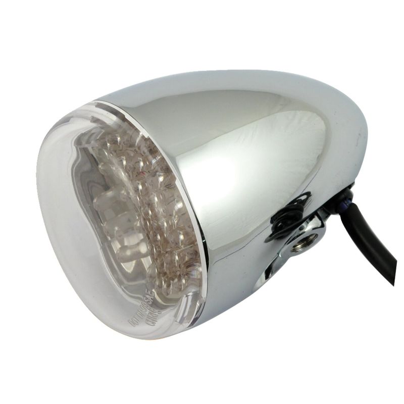 Blinkers Chris Products Bullet LED röd klar 8887C-LED-R
