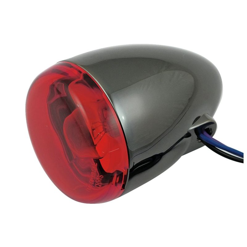 Blinkers Chris Products 5/8" 16mm svart/röd