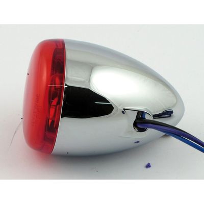 Blinkers Chris Products 5/8" 16mm krom/röd