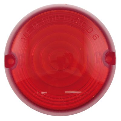 Glas blinkers Chris Products Bullet FX XL 3" röd H-D 73-85