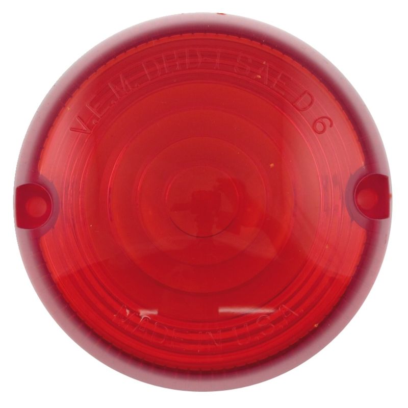 Glas blinkers Chris Products Bullet FX XL 3" röd H-D 73-85
