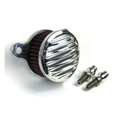 Luftfiltersats Rough Crafts 933808-342-XL polerad XL Sportster 04-22