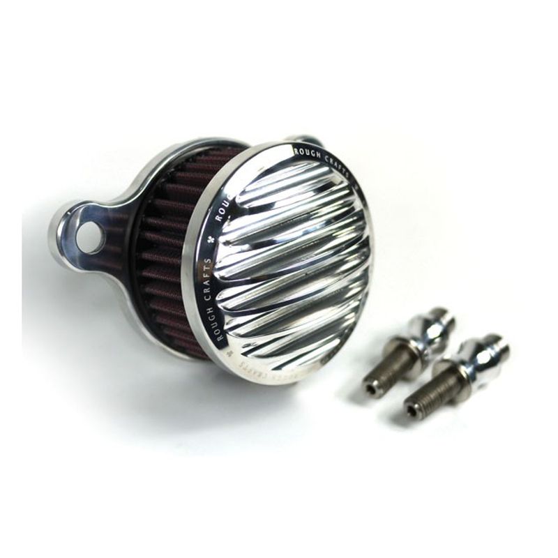 Luftfiltersats Rough Crafts 933808-342-XL polerad XL Sportster 04-22